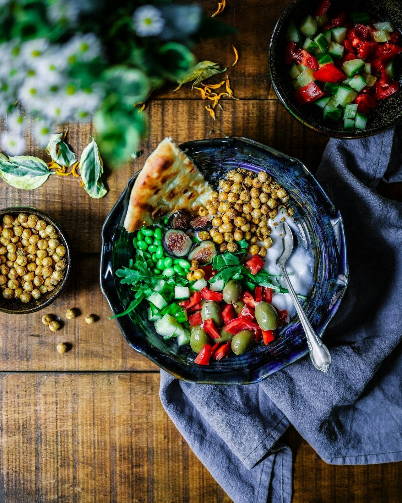 Bowl de garbanzos y verduras
